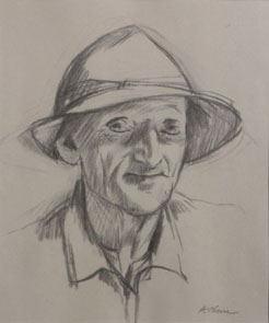 Anton Ohme - Mann mit Hut